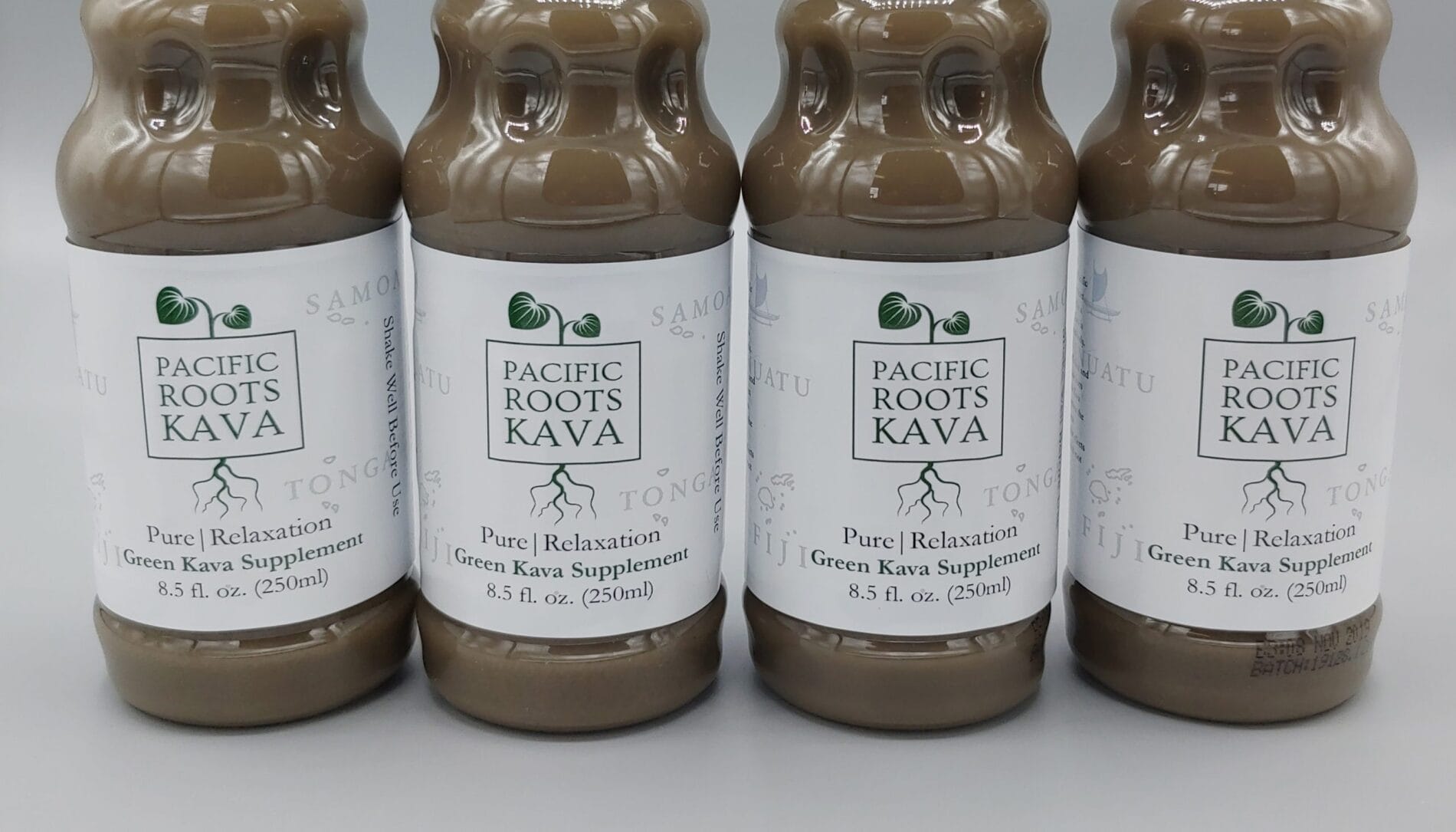 Pacific Roots Kava Bottles Website
