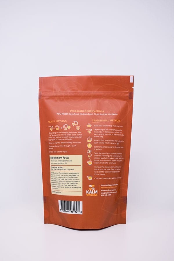 Samoa Ava variety 8 oz. back