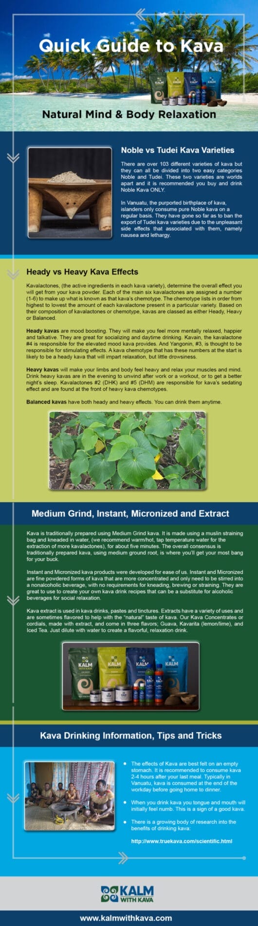 Quick Guide to Kava Infographic Image