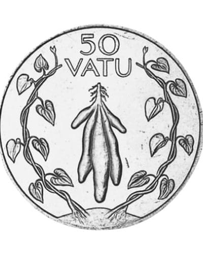 photo of a 50 vatu coin