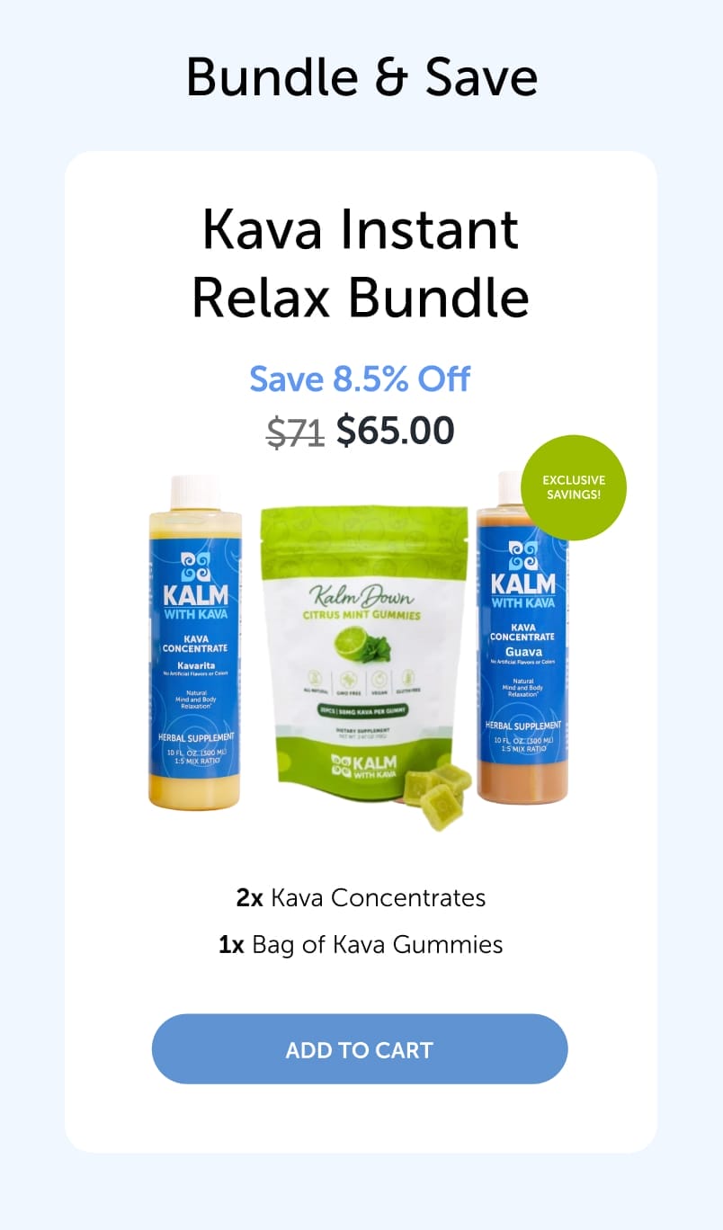 Bundle & Save, Kava Instant Relax Bundle